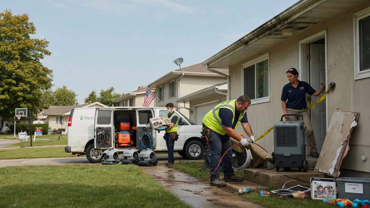 Water Damage Restoration in Martinton, IL near me